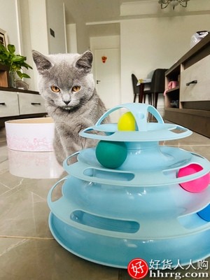 猫玩具自嗨逗猫棒猫转盘球，猫咪玩具套装插图1