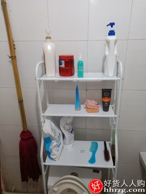 卫生间浴室置物架，落地壁挂厕所洗澡洗手间脸盆架插图3