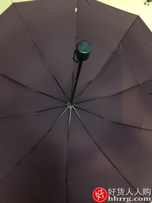 天堂伞大号超大雨伞，三人晴雨两用折叠黑胶防晒遮阳伞插图4