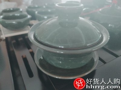 美阁紫砂功夫茶具套装，简约陶瓷茶杯电热磁炉茶台茶盘插图3
