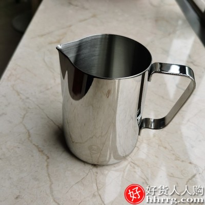 泰摩尖嘴拉花缸，加厚304不锈钢咖啡拉花杯插图1