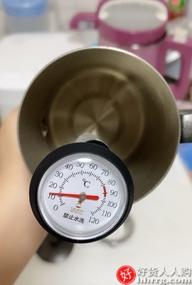 泰摩手动煮咖啡温度计，牛奶咖啡拉花使用