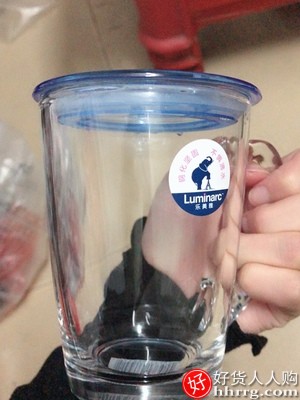 乐美雅玻璃杯钢化耐高温牛奶杯，儿童家用泡茶杯耐热杯插图2