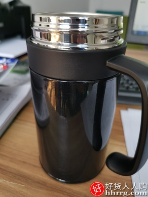 英国Vanow316不锈钢茶水分离泡茶，带手柄保温杯插图