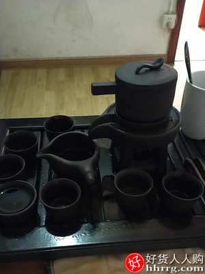 紫砂懒人茶具套装，自动泡茶防烫功夫茶杯茶壶插图2