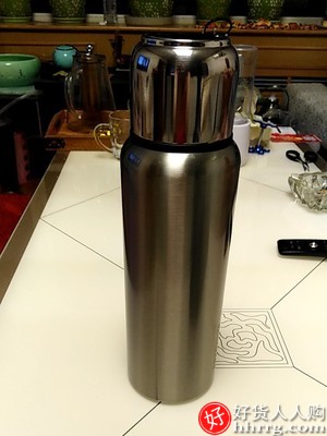 全钢316l不锈钢保温杯，1000ml泡茶杯带滤网水壶插图