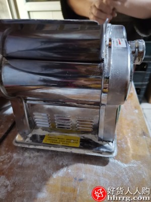 天喜擀面饺子皮压面机，全自动小型不锈钢面条机插图1