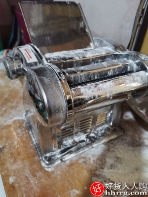 天喜擀面饺子皮压面机，全自动小型不锈钢面条机插图2