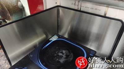 厨房耐高温防油挡板，不锈钢防水溅油烟机隔热挡板插图