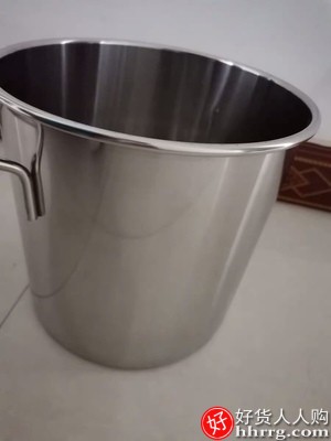 不锈钢桶圆桶带盖汤锅，商用汤桶加厚