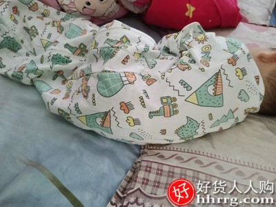 春秋薄款婴儿睡袋，新生儿睡觉防踢被纯棉插图
