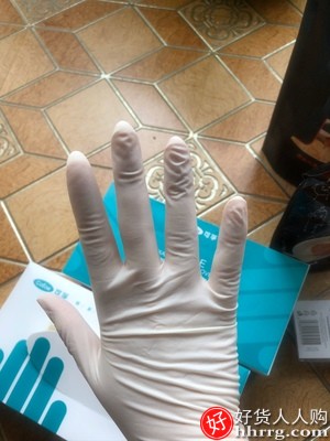 可孚医用一次性手套，橡胶乳胶手术加厚检查手套插图2