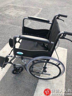 残疾人轮椅，老年手推代步车插图