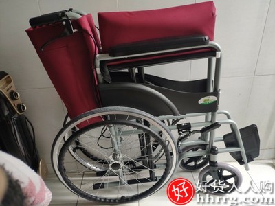 残疾人轮椅，老年手推代步车插图4