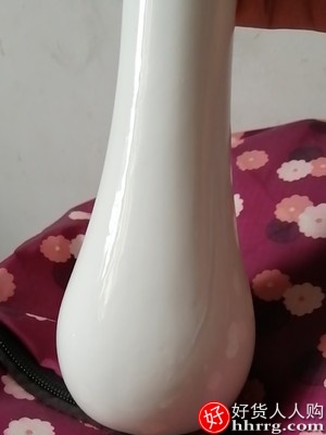 白色陶瓷花瓶，干花插花水培花器小清新摆件