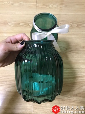 欧式磨砂玻璃花瓶，彩色客厅摆件插花瓶水培瓶饰品瓶