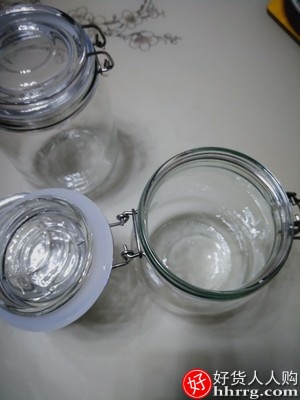 蜂蜜柠檬百香果玻璃瓶密封罐，带盖厨房食品家用储物罐插图3