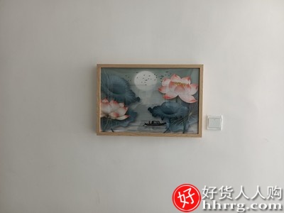 电表箱装饰画，免打孔客厅电源箱开关盒画挂画插图4