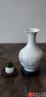 景德镇陶瓷器小花瓶，家居装饰品摆件插花干花插图3