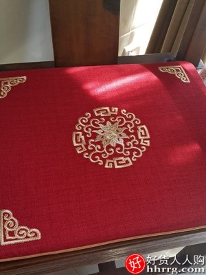 中式红木沙发坐垫，实木椅垫海绵垫太师椅官帽椅餐椅垫