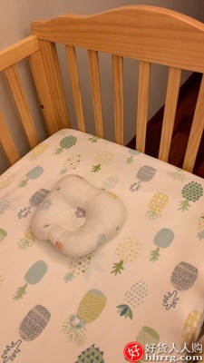 可优比婴儿床床笠纯棉隔尿，宝宝床罩儿童床单插图4