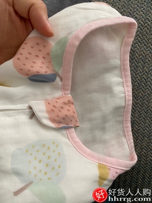 可优比婴儿睡袋，防踢被背心纯棉纱布宝宝睡袋插图2