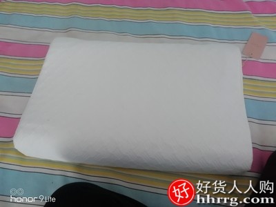 水星家纺泰国乳胶枕头枕芯，护颈椎枕低枕记忆枕插图3