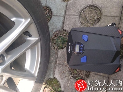 车载充气泵，便携式汽车电动轮胎多功能12v加气泵插图2