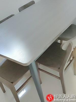 北欧餐桌椅组合，实木一桌四椅六椅长方形饭桌插图4