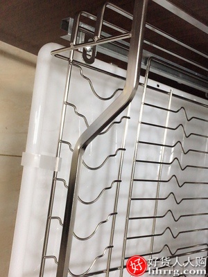 凯洛恩拉篮厨房橱柜，304不锈钢双层缓冲抽屉式厨柜插图