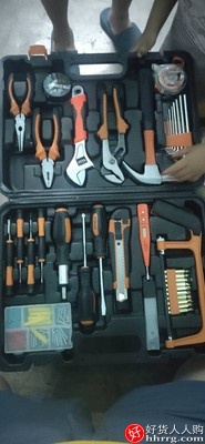 科麦斯日常家用手工具套装，五金电工专用维修多功能工具箱插图4