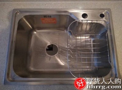 卡贝厨房水槽单槽双槽套餐，304不锈钢洗碗池大水槽插图1