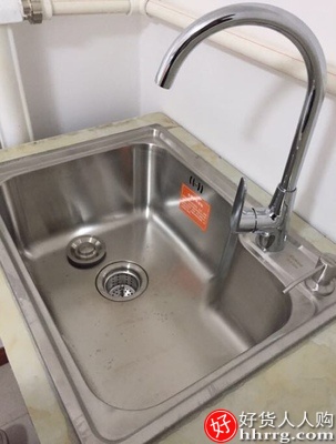卡贝厨房水槽单槽双槽套餐，304不锈钢洗碗池大水槽插图3