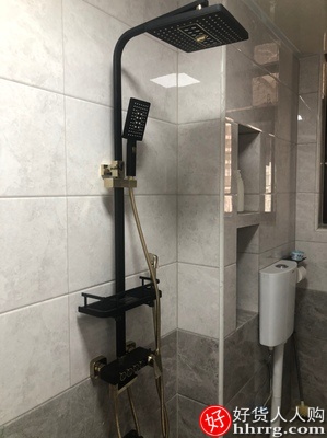德国GOHU家用全铜卫浴，欧式浴室恒温淋雨淋浴花洒套装插图