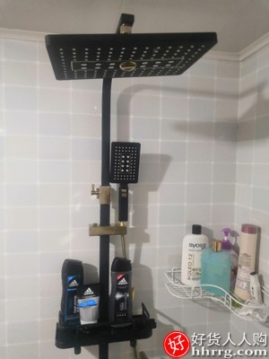 德国GOHU家用全铜卫浴，欧式浴室恒温淋雨淋浴花洒套装插图1