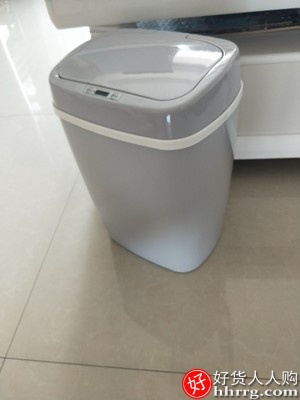 家用智能带盖垃圾桶，自动感应电动垃圾筒塑料圾圾桶插图3
