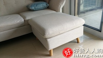 林氏木业北欧简约现代沙发床，小户型布艺沙发插图