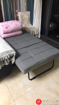 林氏木业现代简约折叠沙发床，两用单人多功能沙发插图4