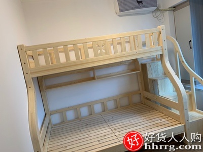 林氏木业儿童床，全实木床上下床高低床双层床插图2