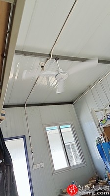 奥克斯吊扇，家用客厅铁叶纯铜三叶大风力吊顶电风扇插图1