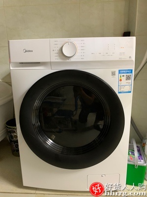 美的10公斤KG洗衣机MD100V11D，全自动变频滚筒洗烘干一体机插图4