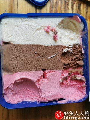 tiptop冰淇淋大桶装，新西兰进口冰激凌三色雪糕
