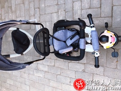 儿童三轮车自行车，婴儿幼儿推车脚踏车插图2
