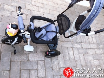 儿童三轮车自行车，婴儿幼儿推车脚踏车插图3