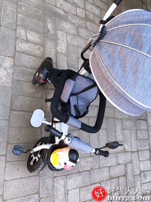 儿童三轮车自行车，婴儿幼儿推车脚踏车插图4