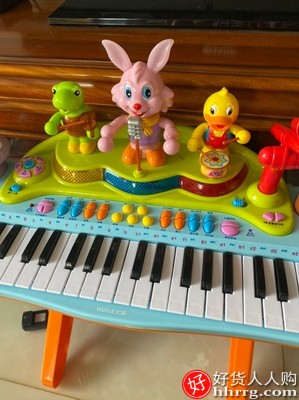 汇乐玩具669多功能宝宝电子琴，3-6周岁益智玩具琴儿童电子钢琴插图1