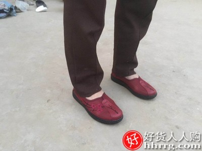 老北京布鞋女网鞋，中老年人透气平底妈妈鞋老人奶奶鞋插图4