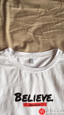 南极人男夏季短袖t恤，宽松体袖打底衫插图2