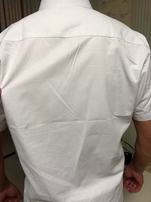 男士长袖白衬衫，半袖休闲短袖衬衣插图3