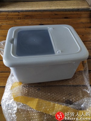 茶花家用20斤米桶，加厚防尘防潮密封储米箱面粉桶插图